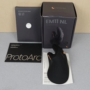 ProtoArc Ergonomic Vertical Mouse EM11 NL Bluetooth Mouse Wireless Ergo Mouse - Picture 1 of 7