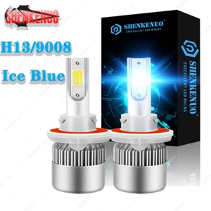Kit de 2 faros LED altos/bajos 8000 k bombillas azules hielo para Ford Mustang GT 2005-2012 - Imagen 1 de 10