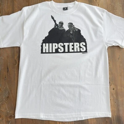 Extremely Rare Vintage New 2008 Freshjive "Hipsters" Men's T-Shirt White - Image 1 of 4