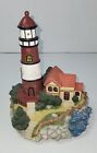 Lighthouse  Red Striped  9"  with motion activated lights / sound TESTED