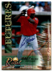 2000 Royal Rookies Futures #4 Eric Johnson /4950 Autographs