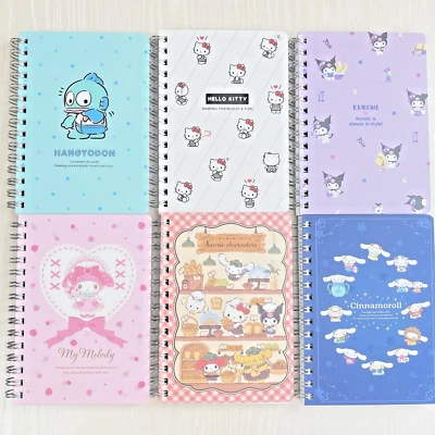 2025 Sanrio Japan Exclusive Spiral A6 Notebook – My Melody, Hello Kitty & More! - Image 1 of 2