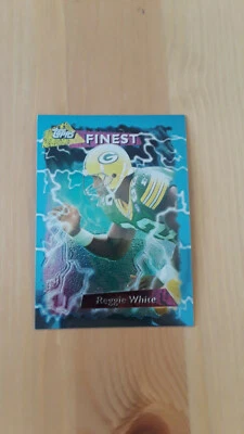 1995 Topps Finest Reggie White Hologram Card Green Bay Packers Tennessee Vols - Image 1 of 2