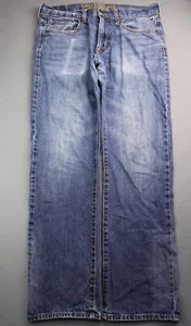 Jeans uomo 2015 American Eagle originali dritti invecchiati taglia 32x32 (Msr 33x31) - Foto 1 di 12