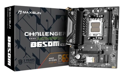 MAXSUN Challenger B650M WIFI Gaming Motherboard Supports AMD Ryzen 7000 - Image 1 of 4