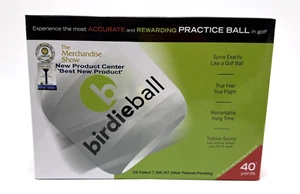BirdieBall Limited Flight Full Swing Yellow Practice Balls 40 Yards Dozen NEW - Picture 1 of 3