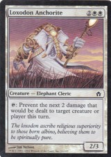 FOIL Loxodon Anchorite Fifth Dawn Magic the Gathering MTG x1
