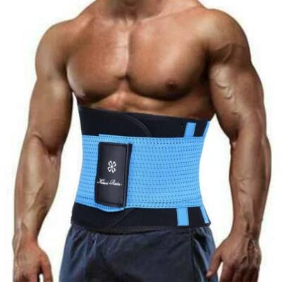Men Waist Trainer Belt Body Shaper Tummy Control Slimming Belly Fat Burner Band - Изображение 1 из 4