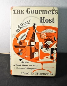 DER GASTGEBER DES GOURMETS von PAUL O HUEBNER-1961 BUCH AUF TISCH SERVICE - Bild 1 von 3