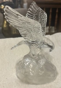 Estatuilla Estatua Águila Cristal d'Arques Cristal Plomo Hecha en Francia - Imagen 1 de 4