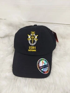 Antigua Cap HAT BLACK CANVAS USM4 DEFENSE ONE SIZE NWT - Picture 1 of 5