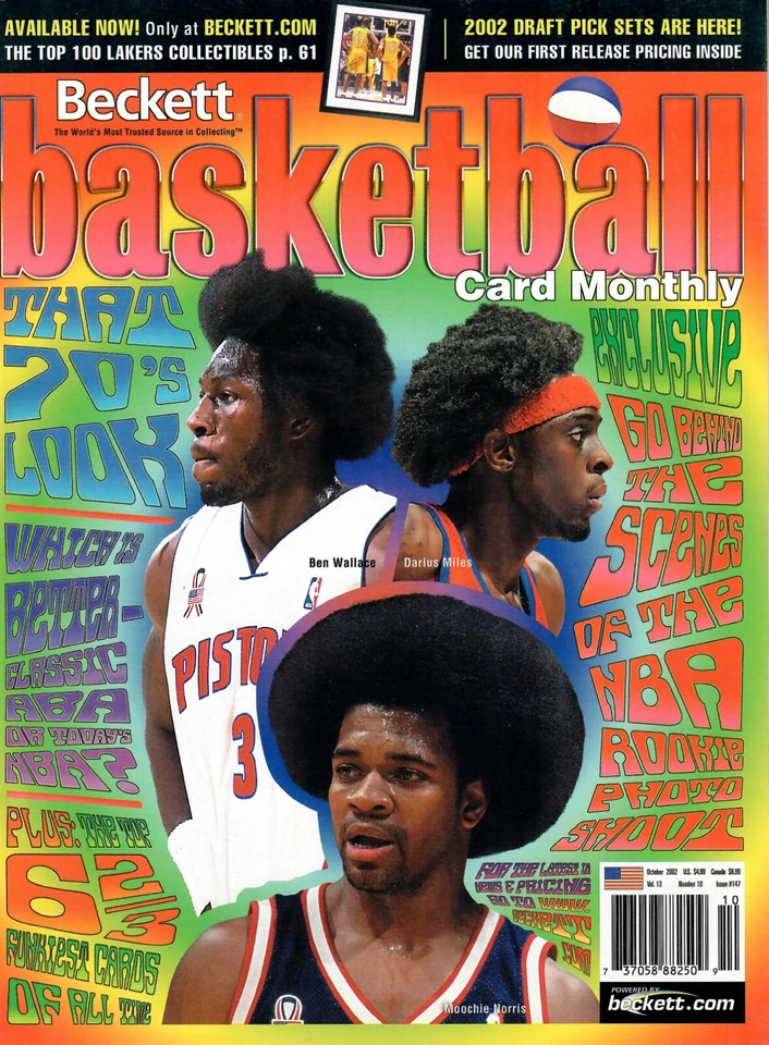 Revista de cartões vintage Beckett outubro de 2002 #147 Ben Wallace  - Imagem 1 de 1