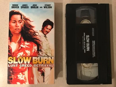 Slow Burn (VHS, 2000) Minnie Driver, James Spader, Josh Brolin - Image 1 of 3
