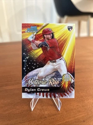 2025 Bowman Chrome - Meteoric Rise Dylan Crews #MR-10 Mojo Refractor (RC) - Image 1 of 2