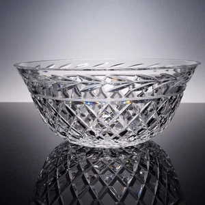 Cuenco para servir Waterford Crystal Glandore de colección 9" - Imagen 1 de 7