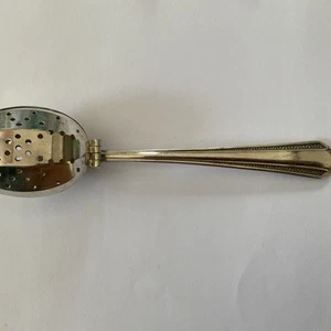 Vintage Oneida LTD WM A Rogers A1 Plus Tea Strainer Handle-Hinged Bowl Spoon - Picture 1 of 13