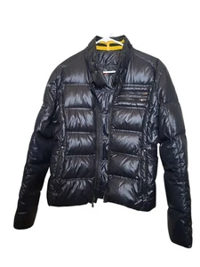 RLX Ralph Lauren Black Puffer Down Jacket winter coat double zipper xs - Picture 1 of 10