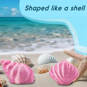 2PCS Cute Desktop Ornament Shell Conch Desktop Decor New DIY Charm Photograph - Picture 1 of 4