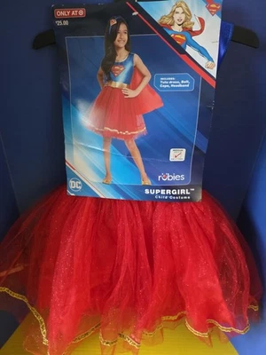 New DC WONDER WOMAN DRESS - Kids Superhero Tutu Costume - Child Size Lg 12/14 - Image 1 of 4