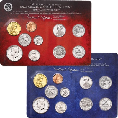2023 United States Mint Uncirculated P&D 20 Coin Set Unopened in Box - Image 1 of 2