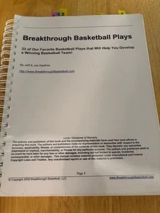 SELTEN Breakthrough Basketball Plays Joe & Jeff Haefner Trainerbuch - Bild 1 von 2