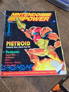 ✨ NINTENDO POWER Magazine - 31 - Metroid NES Batman Ninja Turtles Poster - Picture 1 of 8