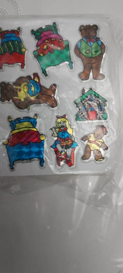 goldilocks and the three bears stickers / vintage pack of 100 - Image 1 of 1