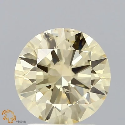Round 2.02ct Fancy Intense  Yellow VS2 IGI Loose  Lab Grown Diamond - Image 1 of 3