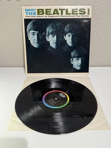 Vintage The Beatles Vinyl Record Meet The Beatles! 1964 Capitol Mono T 2047 - Imagen 1 de 10