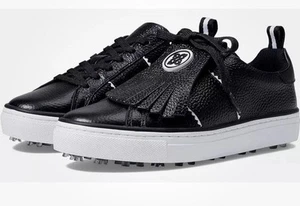 Fore schwarze Onyx Leder Kiltie Disruptor Schnür-Golfschuhe GALF21EF14 Damen 5 - Bild 1 von 10