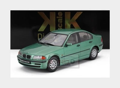1:18 KK SCALE Bmw 3Series E46 Sedan Green Metallic 1999 KKDC181436 - Immagine 1 di 2