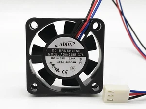 ADDA AD0424HB-G76 40*40*10MM 4010 4CM DC24V 0.09A Ultra-quiet cooling fan - Afbeelding 1 van 3