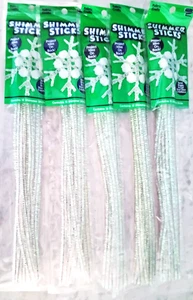 NEW 5 PACKAGES 60 SHIMMER STICKS Pipe Cleaner 12”  by FABRIC Craft - Picture 1 of 2