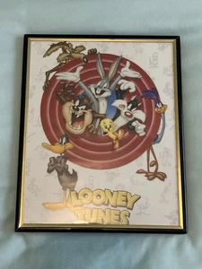 Vintage 1990’s Looney Tunes Framed Wall Art  - Picture 1 of 2