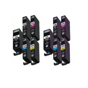 10x New Ink With Chip For Canon PGI225 BK CLI226 BK/C/M/Y Pixma MG6120 6220 8120 - Picture 1 of 1