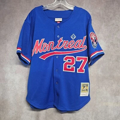 NWT Mitchell & Ness 1997 Montreal Expos Vladimir Guerrero 27 BP Jersey 44 L $130 - Image 1 of 4