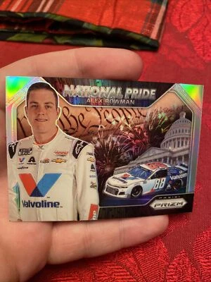 2020 Prizm Racing Refractor National Pride Prizm #NP5 Alex Bowman - Image 1 of 2