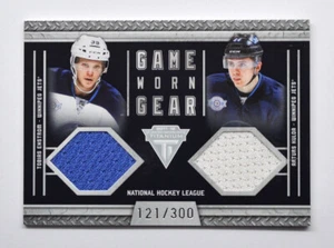 2011-12 Titanium Gear Dual Memorabilia #36 Tobias Enstrom Arturs Kulda 121/300 - Picture 1 of 2