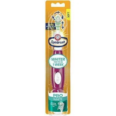 Cepillo giratorio ARM & HAMMER Pro blanco serie Ultra cepillo de dientes colores suaves varían Foto 1 de 2
