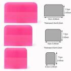 Pink Rubber TPU Squeegee PPF Soft Scraping For Window Vinyl Wrap 3 Sizes P1U5