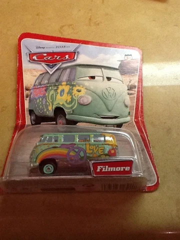 Disney Pixar Cars Fillmore 2005 spelling error mint condition Cover