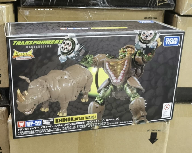 In Stock New Takara Tomy Masterpiece MP-59 Rhinox Transforms Action Figure MP59 - Bild 1 von 4