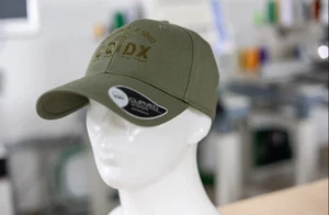 Czapka khaki z haftem CQ DX i znakiem wywoławczym z tyłu radio szynki - Zdjęcie 1 z 11