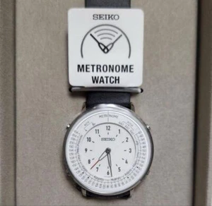 RELOJ SEIKO METRONOME monótono línea estándar SMW006A CON CAJA de JAPÓN Nuevo - Imagen 1 de 6