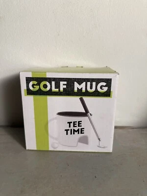 Juego de regalo taza de té de café Tee Time taza club de golf bolígrafo pelota + pelota de golf hecha por Taylor Foto 1 de 4