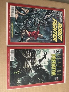 Dark Horse: One For One Reprints Magnus Rob Fight #1, Aliens vs Pred #1 NM+ 2010 - Picture 1 of 7