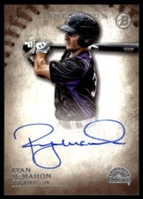 2015 Bowman Inception Autograph Ryan McMahon Auto Colorado Rockies #PA-RM