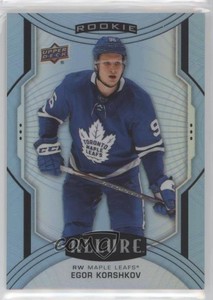 2020-21 Upper Deck Allure Rookie SP Double Rainbow Egor Korshkov #111 Rookie RC