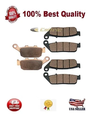 Pastillas de freno delanteras traseras para Yamaha XV1700 Road Star 1700 Midnight 2004 2005-2007 Foto 1 de 3