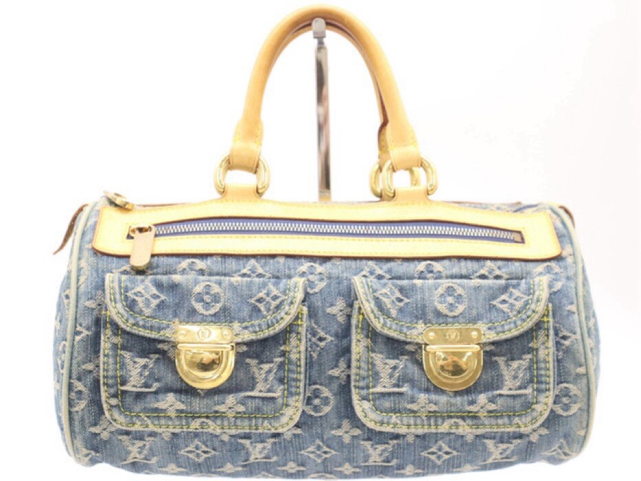 Louis Vuitton Denim Exterior Satchel/Top Handle Bag Handbags Louis Vuitton Denim Exterior Satchel/Top Handle Bag Handbags